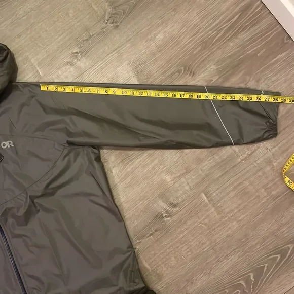 Outdoor Research Men’s Helium Rain Jacket Pewter 3XL NWT - Picture 8 of 9